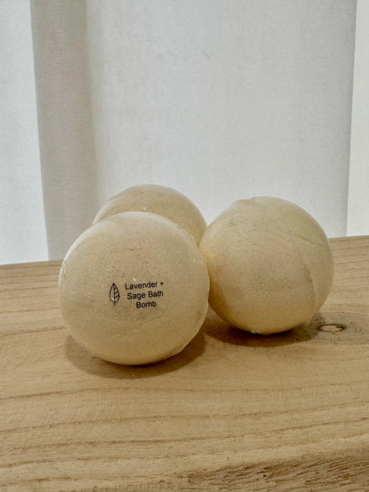 Lavender + Sage Bath Bomb
